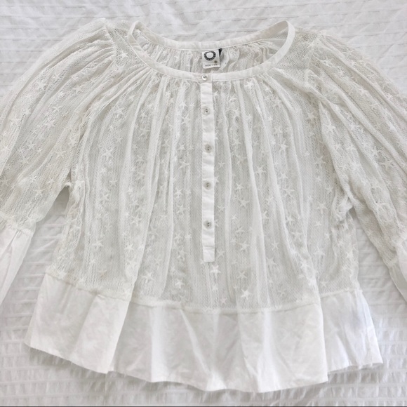 Starry Sheer Anthropologie top ⭐️ - Picture 4 of 12